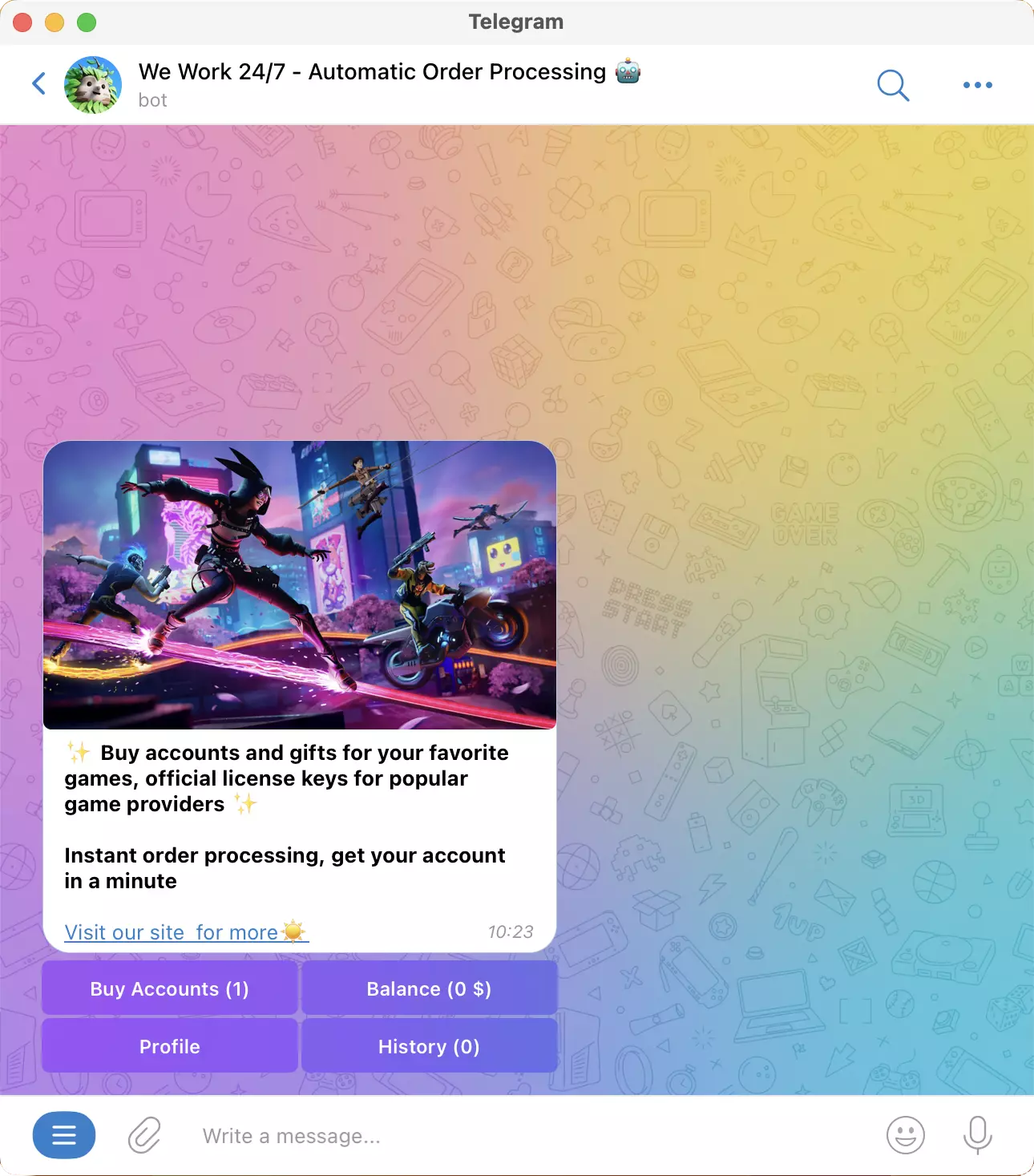 BTCBOT.BEST - Telegram - Build Your Bot for free